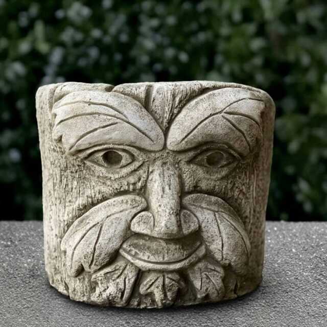 Outdoor Plant Pot Statue Concrete Planter Tree Sculpture Cement Flower Ornament Handmade Decoration Planter Lover Gift - image 1