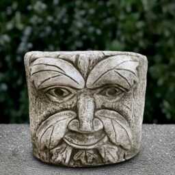 Outdoor Plant Pot Statue Concrete Planter Tree Sculpture Cement Flower Ornament Handmade Decoration Planter Lover Gift - thumbnail 3