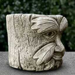 Outdoor Plant Pot Statue Concrete Planter Tree Sculpture Cement Flower Ornament Handmade Decoration Planter Lover Gift - thumbnail 4