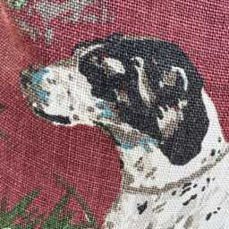 Schumacher Luxury Designer Pointers Burgundy Cushion Pillow Cover - thumbnail 3