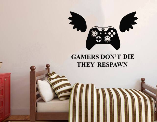 Gamer Controller Wall Decal Video Game Room Decor 3048 - image 1