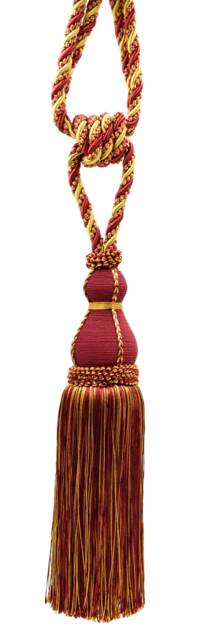 "D??copro Tassel Tieback, Length 12"" - 30.5cm, Spread 30" - image 1