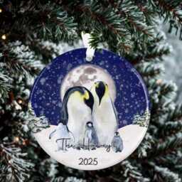 Personalised Christmas Decoration - Family Gift Custom Bauble Stocking Filler Eve Box