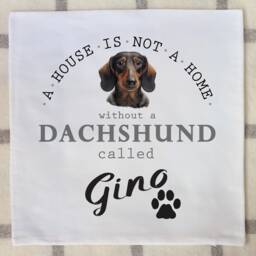 Dachshund Cushion Dog Mum Birthday Gift Personalised Dogs Name Pillow Owner Him Her Dad Friend Lover Home Decor - thumbnail 3