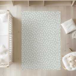 Mint With White Triangles, Carpet, Kids Decor, Children's Room Decor, Kids Rug, Carpet - thumbnail 2