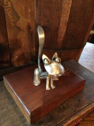 Spoon Cat Silverware Sculpture - thumbnail 1
