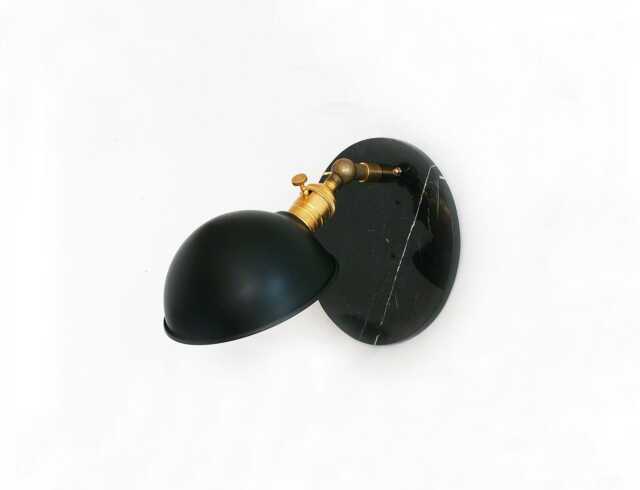 Black Marble & Adjustable Shade Wall Light Fixture Brass Sconce Stairway Lighting Bathroom Kitchen Lamp - image 1