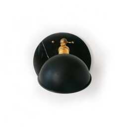 Black Marble & Adjustable Shade Wall Light Fixture Brass Sconce Stairway Lighting Bathroom Kitchen Lamp - thumbnail 2