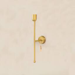 Wall Lighting Brass Candle Lamp Vanity Light Fixture, Art Sconce - Lapid Model Ranor Design #534 - thumbnail 3