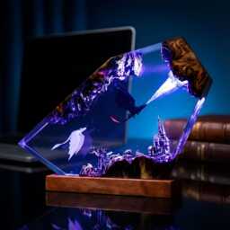 Dragon Taming Resin Night Light Fantasy Master Scene Led Art Lamp - thumbnail 4