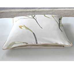 Harlequin Saona Cotton Cushion Cover Ochre Linen Throw Pillow - thumbnail 2