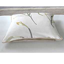 Harlequin Saona Cotton Cushion Cover Ochre Linen Throw Pillow - thumbnail 2