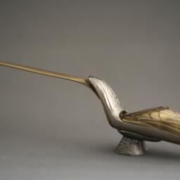 Bird Pelican Sculptural Letter Opener Functionnal Art - thumbnail 2