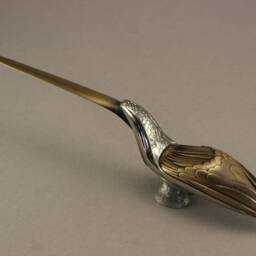 Bird Pelican Sculptural Letter Opener Functionnal Art - thumbnail 4