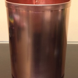 Raw Copper Desk Set Business Card & Pencil Holder Combo - thumbnail 2