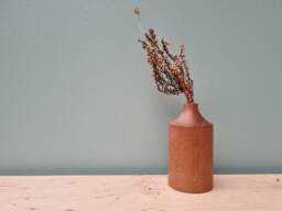 Small Wooden Bud Vase - Sapele Dried Flower Display. Homeware Arranging 181103 - thumbnail 1