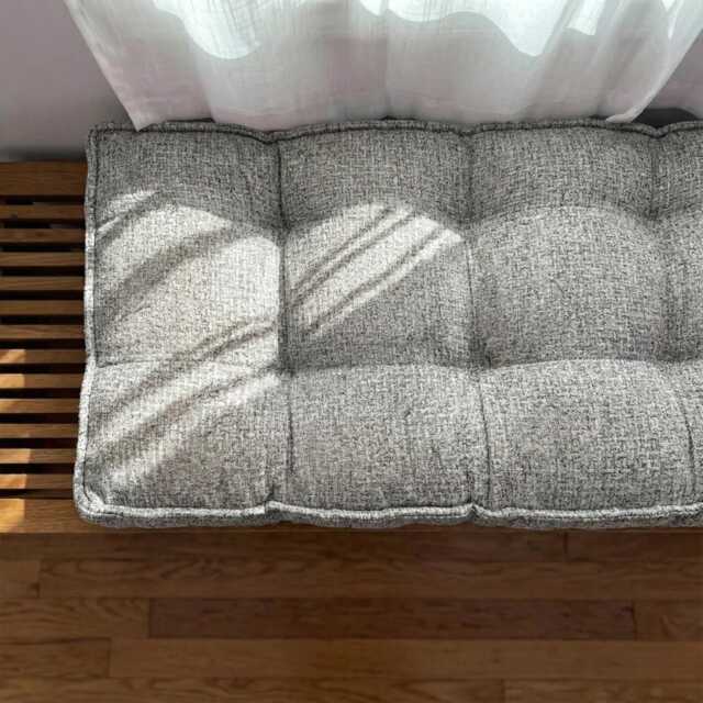 Floor Cushion in Multiple Colors & Fabrics Cozy Sofa, Reading Nook Pillow - image 1