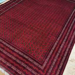 10??13 Ft Afghan Handmade Wool Rug, Carpet For Living Room - thumbnail 3