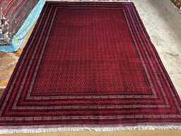 10??13 Ft Afghan Handmade Wool Rug, Carpet For Living Room - thumbnail 1