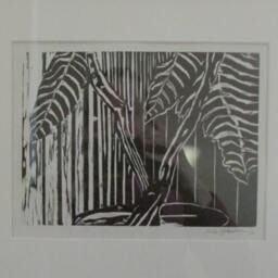 Wall Hanging, Picture, The Maple Woods Wood Block Print - thumbnail 2