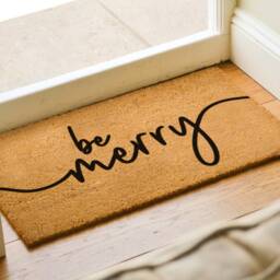 Be Merry Christmas Doormat - Lovers Funny Happy Gift Mat - thumbnail 2