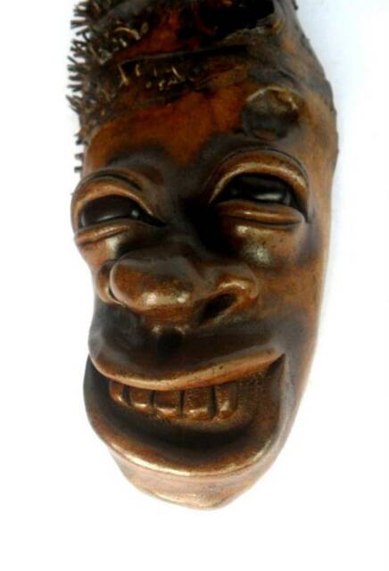 Wood Carving Spirit , Carving, Chainsaw Hand Carved Art, Sculpture Spirit, Wall Art , Wood Face - image 1