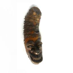 Wood Carving Spirit , Carving, Chainsaw Hand Carved Art, Sculpture Spirit, Wall Art , Wood Face - thumbnail 3