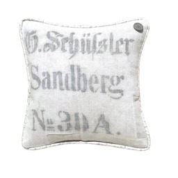 Antique German Grain Sack Pillow From The 1800S - 14 - thumbnail 1