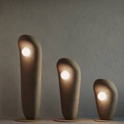 Modern Clay Floor Lamp - Zakohani Xxl, Organic Design - thumbnail 4