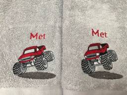 Monster Truck Towel Personalised - thumbnail 1