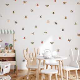 Dizzy Duck Set Of 18 Creepy Crawly Bugs Wall Decals For Cute Nursery Decor - thumbnail 1