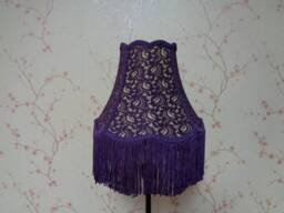 Purple Lampshade/Table Lamp/Designer Lamp/Bedroom Lamp/Victorian Lamp/Antique Lamp/Deco Lamp/Handcrafted Lamp/Handmade Lamp/Lace Shade - thumbnail 1