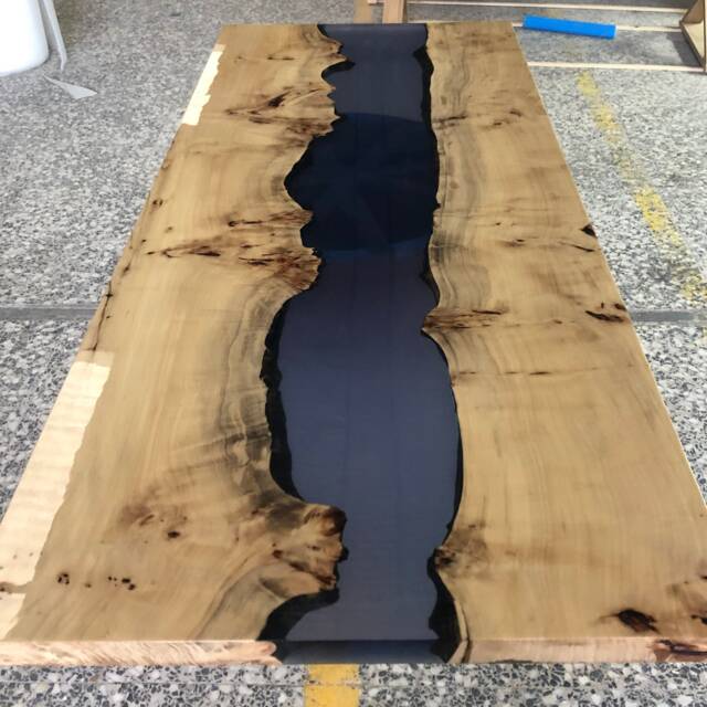 River Table Dining Table, Rio Epoxy Resin Epoxy - image 1