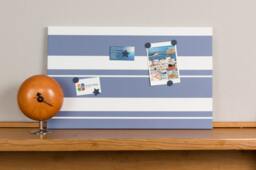 Denim Stripe Magnetic Noticeboard - thumbnail 1