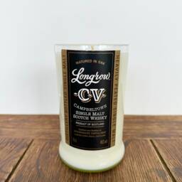 Longrow Cv Whisky Bottle Candle - Wood Sage & Sea Salt Soy Wax Campbeltown Scotland - thumbnail 3