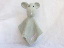 All Natural Baby Merino Security Blanket - thumbnail 1