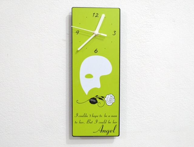 Phantom Of The Opera Quotes - I Couldn't Hope To Be A Man Her, But Could Her Angel Wall Clock - image 1
