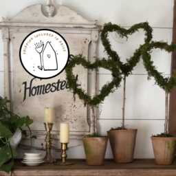 Rustic Terracotta Plant Pot Farmhouse Style Garden Decor in Three Sizes - thumbnail 3