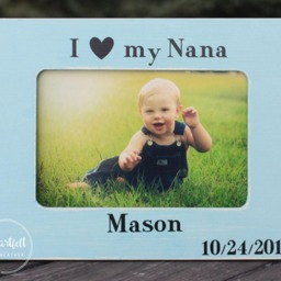 Personalized Nana Picture Frame - Hand-Painted 4x6 Keepsake - thumbnail 2