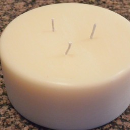 Custom Hand Poured 6 Inch Diameter Candle With 3 Cotton Wicks - thumbnail 3