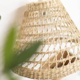 Seagrass Lampshade Rattan Pendant Light, Handicraft, Handmade Shop Display Decoration Rustic Gift, Housewarming Gift, Home Decoration - thumbnail 3