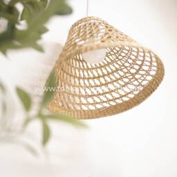 Seagrass Lampshade Rattan Pendant Light, Handicraft, Handmade Shop Display Decoration Rustic Gift, Housewarming Gift, Home Decoration - thumbnail 2