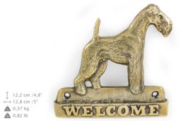 Foxterrier - Wirehaired, Dog Welcome, Hanging Decoration, Limited Edition, Artdog - thumbnail 1
