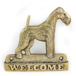 Foxterrier - Wirehaired, Dog Welcome, Hanging Decoration, Limited Edition, Artdog - thumbnail 2