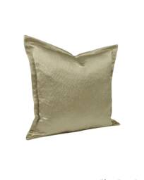 "Sage Green Cushion Covers - Flanged Antique Satin Textured Quantity Discounts 16"", 18"", 22"", & 18"" X 12"", 20"" 14"