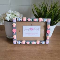 Colourful Junk Food Resin Decal Deep Box Photo Frame 4 X 6 Inches - thumbnail 3