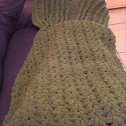 Handmade Crochet Mermaid Blanket - Made To Order - thumbnail 4
