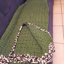 Handmade Crochet Mermaid Blanket - Made To Order - thumbnail 2