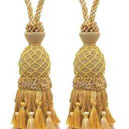 "D??copro Curtain Tassel Tieback, Length 11"" - 27.5cm, Spread 34" - thumbnail 2