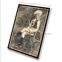 Aged Reproduction Print Of A Very Regal Victorian. Art Print - A4 Size - thumbnail 2